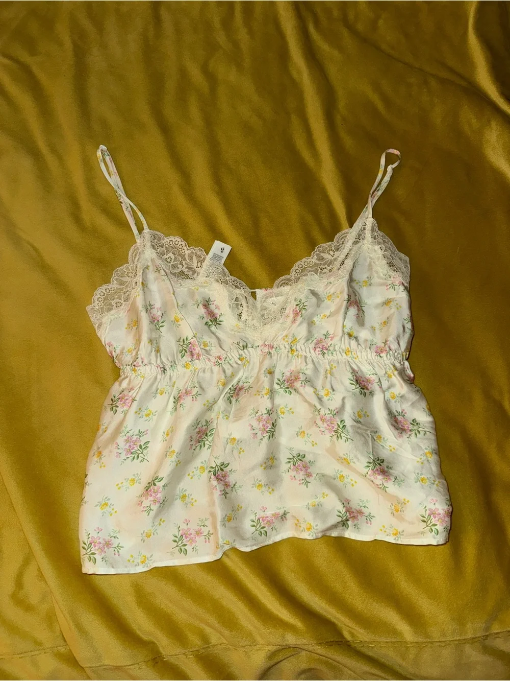 aerie satin pajama short and tank set